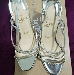 Light gold Louboutin shoes